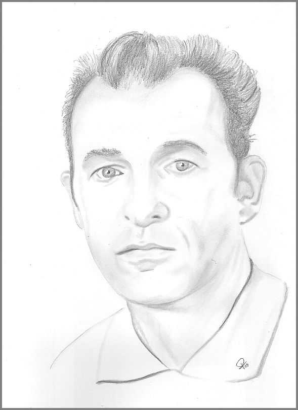 Bleistiftzeichnung Portrai Martin